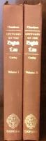 A Course of Lectures on the English Law: Delivered at the University of Oxford 1767-1773 (In Two Volumes)


