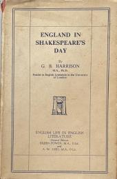 England In Shakespeare's Day

