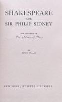 Shakespeare and Sir Philip Sidney：The Influence of The Defense of Poesy

