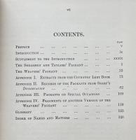 Two Coventry Corpus Christi Plays: 1. The Shearmen and Taylor's Pageant, Re-edited from the Edition of Thomas Sharp, 1825; and 2. The Weavers' Pageant, Re-edited from the Manuscript of Robert Croo, 1534; With a Plan of Coventry, and Appendixes Containing the Chief Records of the Coventry Plays