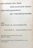 Studies on the Structure and Development of Vertebrates. Volume I. Chapters 1-8 / Volume II. Chapters 9-14.(In Two Volumes)