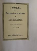 A Panorama of the World's Legal Systems  In 3 Volumes Complete