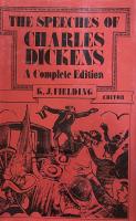 The Speeches of Charles Dickens: A Complete Edition