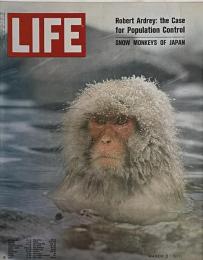 Life: Robert Ardrey:the case for Population control/Snow Monkeys of Japan
  March 2・1970 Vol.48,No.4
