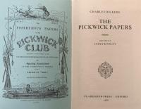 The Pickwick Papers(The Clarendon Dickens)