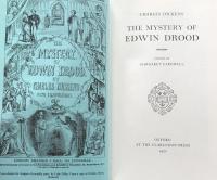 The Mystery of Edwin Drood(The Clarendon Dickens)