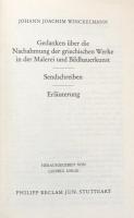 Gedanken über die Nachahmung der griechischen Werke in der Malerei und Bildhauerkunst