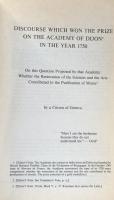 Jean-Jacques Rousseau.Basic Political Writings:Discourse on the Sciences and the Arts.Discourse on the Origin of Inequality.Discourse on Political Economy.On the Social Contract