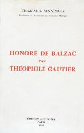 Honoré de Balzac par Théophile Gautier