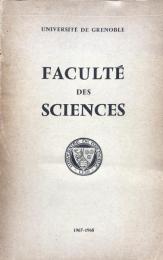 Université Grenoble  Faculté des sciences 1967-1968

