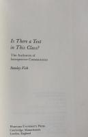 Is There a Text in This Class? ：The Authority of Interpretive Communities