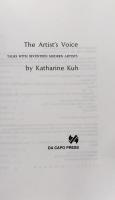 The Artist's Voice: Talks With Seventeen Modern Artists