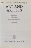 Dictionary of Art and Artists (World of Art)