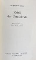 Kritik Der Urteilskraft(Philosophische Bibliothek 39a)