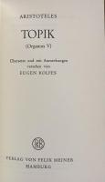 Topik (OrganonV)（Philosophische Bibliothek 12)