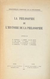 La Philosophie de l'Histoire de la Philosophie