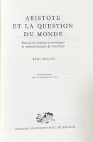 Aristote et la question du monde: Essai sur le contexte cosmologique et anthoropologique de l'ontologie
