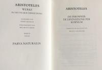 Aristoteles. Werke in Deutscher Übersetzung  Band 14, Teil Ⅲ　Parva Naturalia