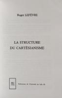 La Structure du cartésianisme 