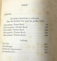 De finibus bonorum et malorum = Über das höchste Gut und das größte Übel : Lateinisch/Deutsch (Universal-Bibliothek Nr. 8593)