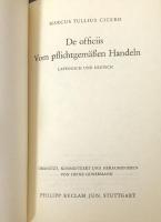 De officiis =  Vom pflichtgemäßen Handeln  Lateinisch/ Deutsch (Universal-Bibliothek Nr. 1889)

