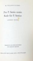 Pro P. Sestio oratio =Rede für P. Sestius  Lateinisch/Deutsch (Unversal-Bibliothek Nr.6888)