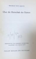 Über die Herrschaft der Fürsten (Universal-Bibliothek Nr.9326)