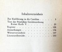Die Peinliche Gerichtsordnung Kaiser Karls V von 1532 (Carolina)(Universal-Bibliothek Nr.2990/90a)