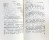 Varro: On the Latin Language, Volume I, Books V-VII (Loeb Classical Library No. 333)