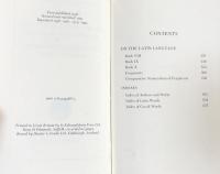 Varro: On the Latin Language, Volume II, Books VIII-X. Fragments. (Loeb Classical Library No. 334)