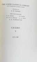 Cicero: Brutus, Orator; Volume V (Loeb Classical Library No. 342)
　　
