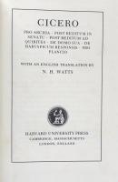 Cicero XI:Pro Archia. Post Reditum in Senatu. Post Reditum ad Quirites. De Domo Sua. De Haruspicum Responsis. Pro Plancio(Loeb Classical Library No.158)
