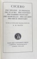 Cicero XIV: Pro Milone. In Pisonem. Pro Scauro. Pro Fonteio. Pro Rabirio Postumo. Pro Marcello. Pro Ligario. Pro Rege Deiotaro (Loeb Classical Library No.252)