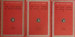 Attic Nights of Aulus Gellius in Three Volumes Complete (Loeb Classical Library No.195・200・212)