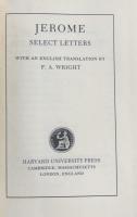 Jerome: Select Letters (Loeb Classical Library No. 262)