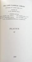 Plautus Ⅳ：The Little Carthaginian.Pseudolus.The Rope. (Loeb Classical Library No. 260) 