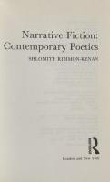 Narrative Fiction: Contemporary Poetics (New Accents)