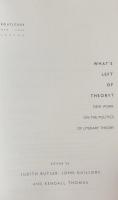 What's Left of Theory?: New Work on the Politics of Literary Theory