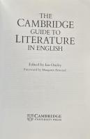 The Cambridge Guide to Literature in English
