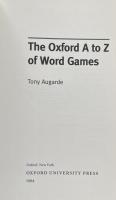 The Oxford A to Z of Word Games:250 word games and how to play them