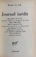 Sade:Journal inédit