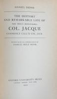 The History and Remarkable Life of The Truly Honourble Col.Jacque Commonly Call'd Col.Jack(Oxford Paperbacks)