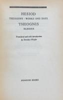 Hesiod and Theognis (Penguin Classics): Theogony, Works and Days, and Elegies