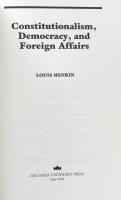 Constitutionalism, Democracy and Foreign Affairs
