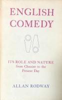 English Comedy: Its Role and Nature from Chaucer to the Present Day