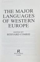 The Major Languages of Western Europe
