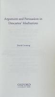 Argument and Persuasion in Descartes' Meditations