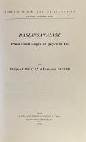 Daseinsanalyse. Phénoménologie et psychiatrie(Bibliothèque des Philosophies )