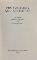 Propositions and Attitudes (Oxford Readings in Philosophy)