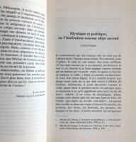 Histoire, Mystique Et Politique, Michel De Certeau

